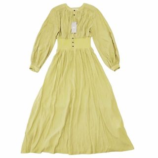 レイビームス タグ付 Waist Rib Gathered Dress ワンピ