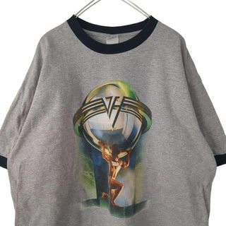 アンビル(Anvil)のanvil ヴァン・ヘイレン　両面プリント半袖Tシャツ　グレー　メンズXL f(Tシャツ/カットソー(半袖/袖なし))