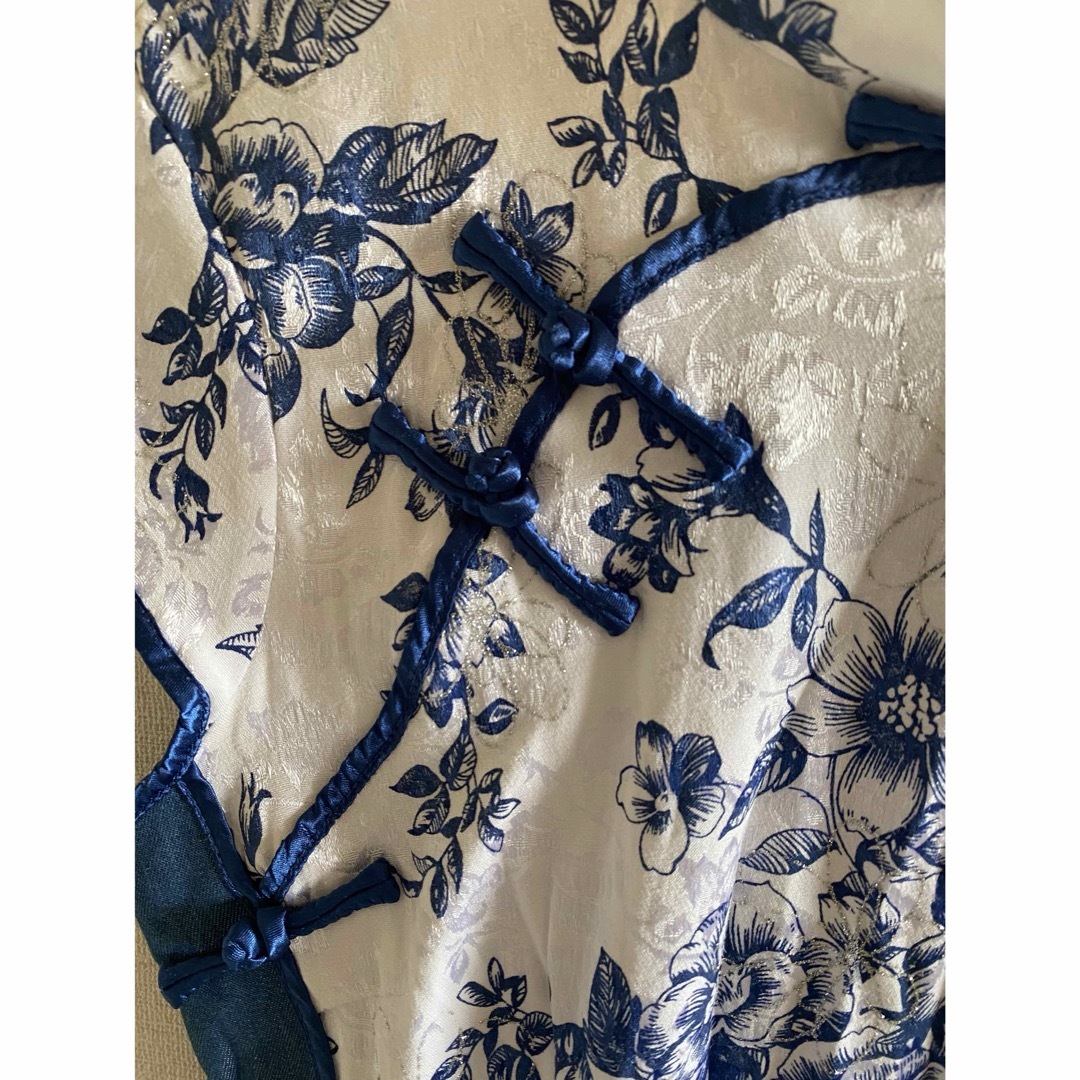 チャイナドレス　コスプレ　レディース　Lサイズ レディースのフォーマル/ドレス(ミディアムドレス)の商品写真