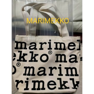 Marimekkoホワイトカラートートバッグ