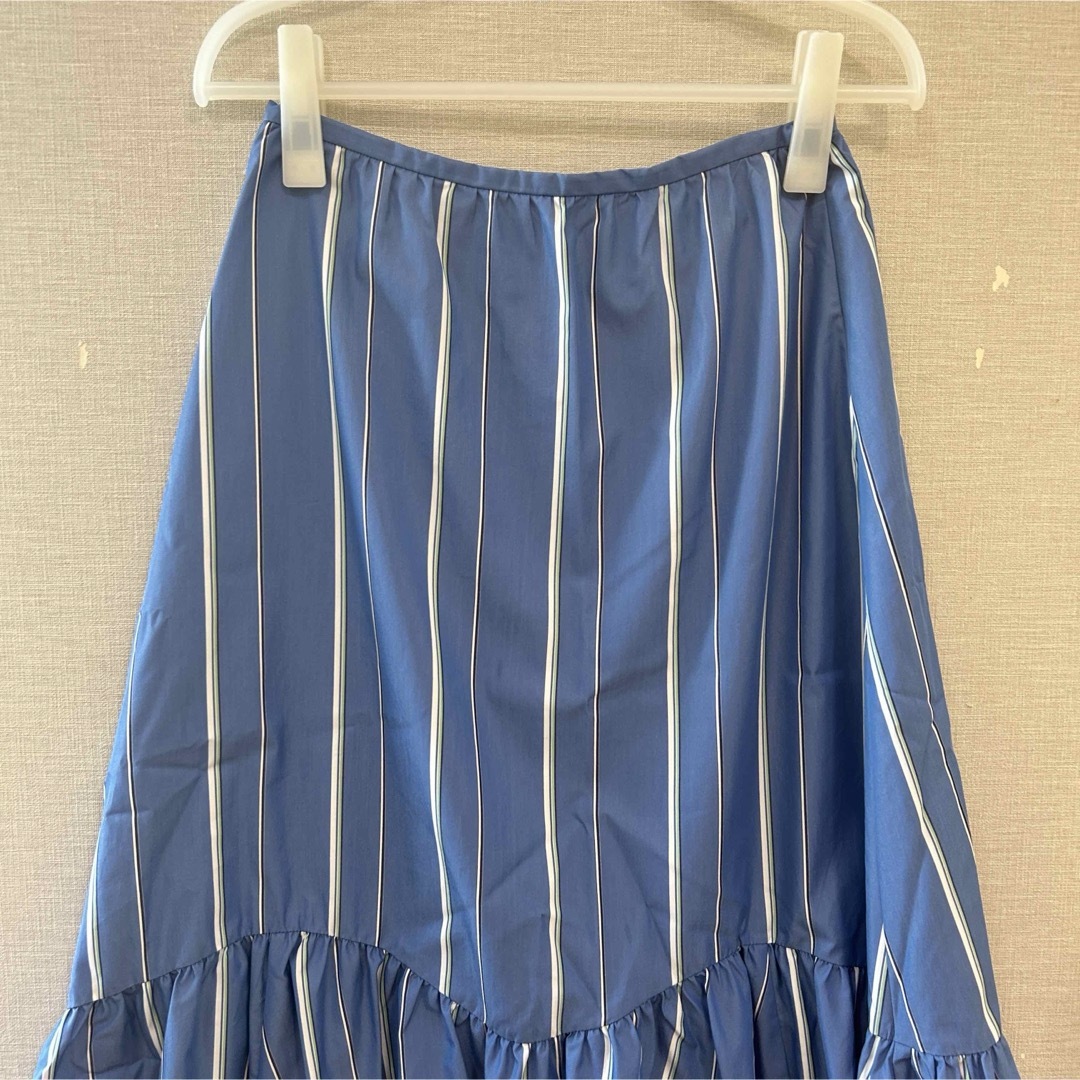 IENA(イエナ)の週末SALE♡IENA ストライプギャザーティアードスカート レディースのスカート(ロングスカート)の商品写真