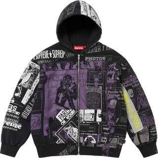 Supreme - 【L】Collage Zip Up Hooded Sweatshirt