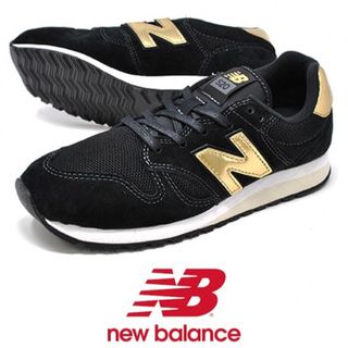 New Balance - 美品 ニューバランス スニーカー　WL520 GDB ブラック 黒 24.5