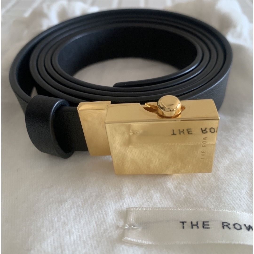THE ROW(ザロウ)のTHE ROW ブライアンベルト　ブラック×ゴールド レディースのファッション小物(ベルト)の商品写真