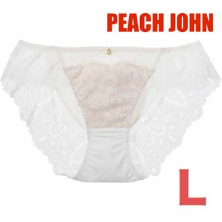 ピーチジョン(PEACH JOHN)のピーチ・ジョン ショーツ レディース 下着 パンツ チュールオーバー レース L(ショーツ)