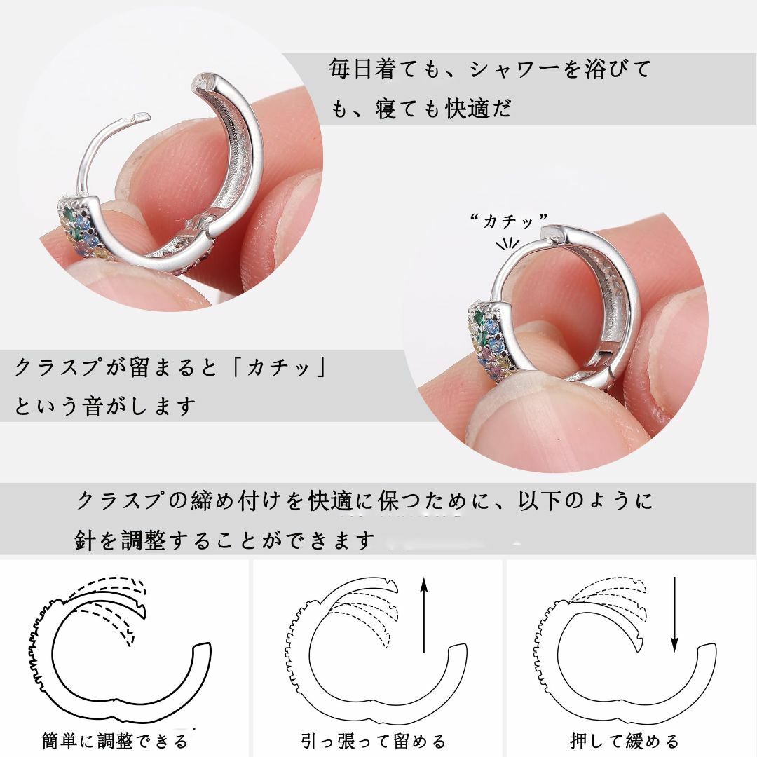 色:color1JeryWe カラフルなキュービックジルコニアと女性のための レディースのアクセサリー(その他)の商品写真