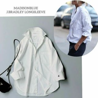 MADISONBLUE - 美品　マディソンブルー ドロップショルダー　白シャツ　白　ゆるシャツ　00 "