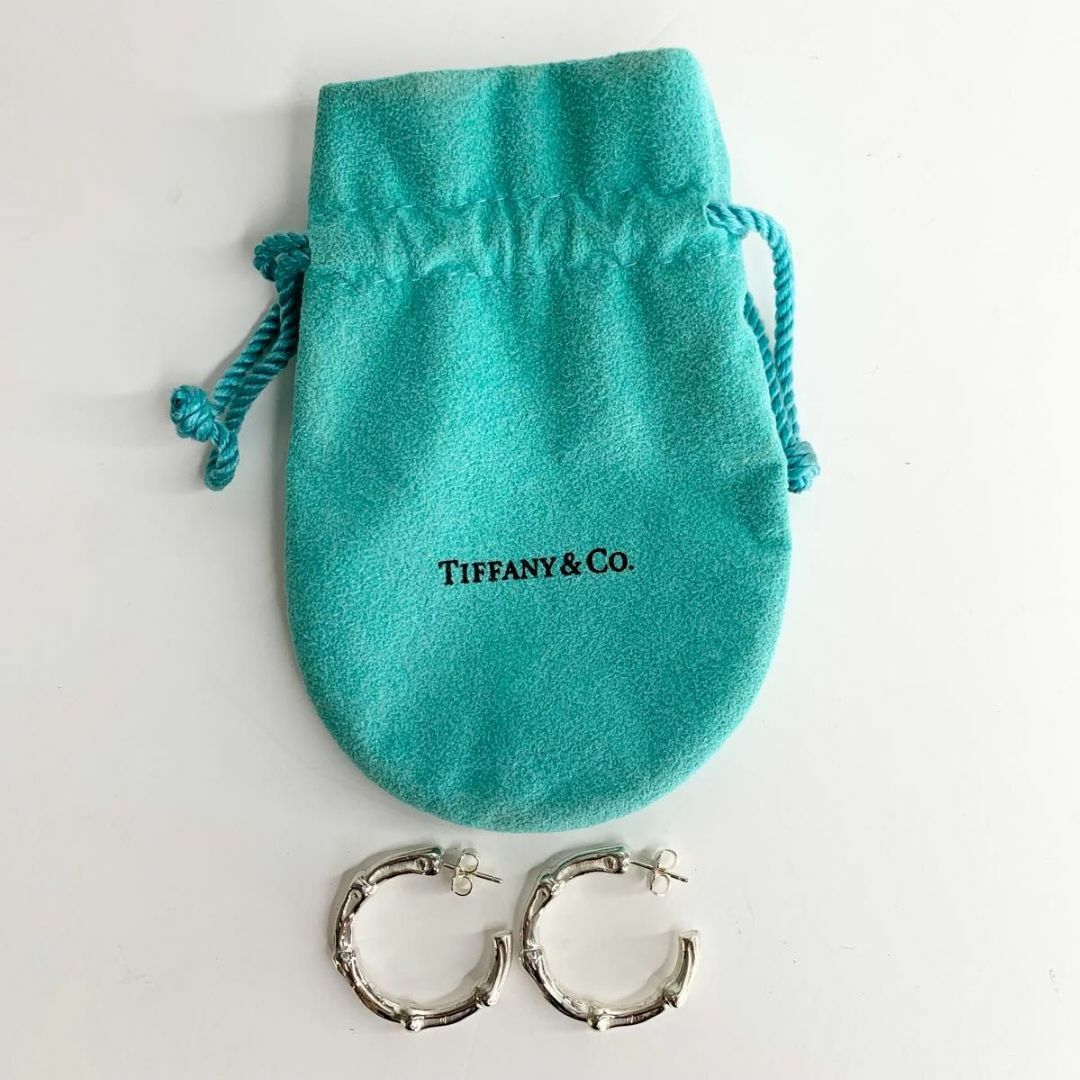Tiffany & Co.(ティファニー)のティファニー 新品仕上げ バンブー ラージ フープ ピアス 廃盤 ds22 レディースのアクセサリー(ピアス)の商品写真