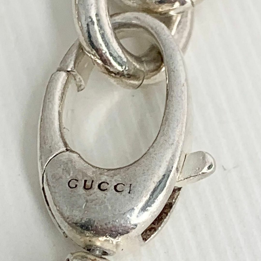 Gucci(グッチ)のGUCCI グッチサークル チェーン ブレスレット シルバー x25 メンズのアクセサリー(ブレスレット)の商品写真