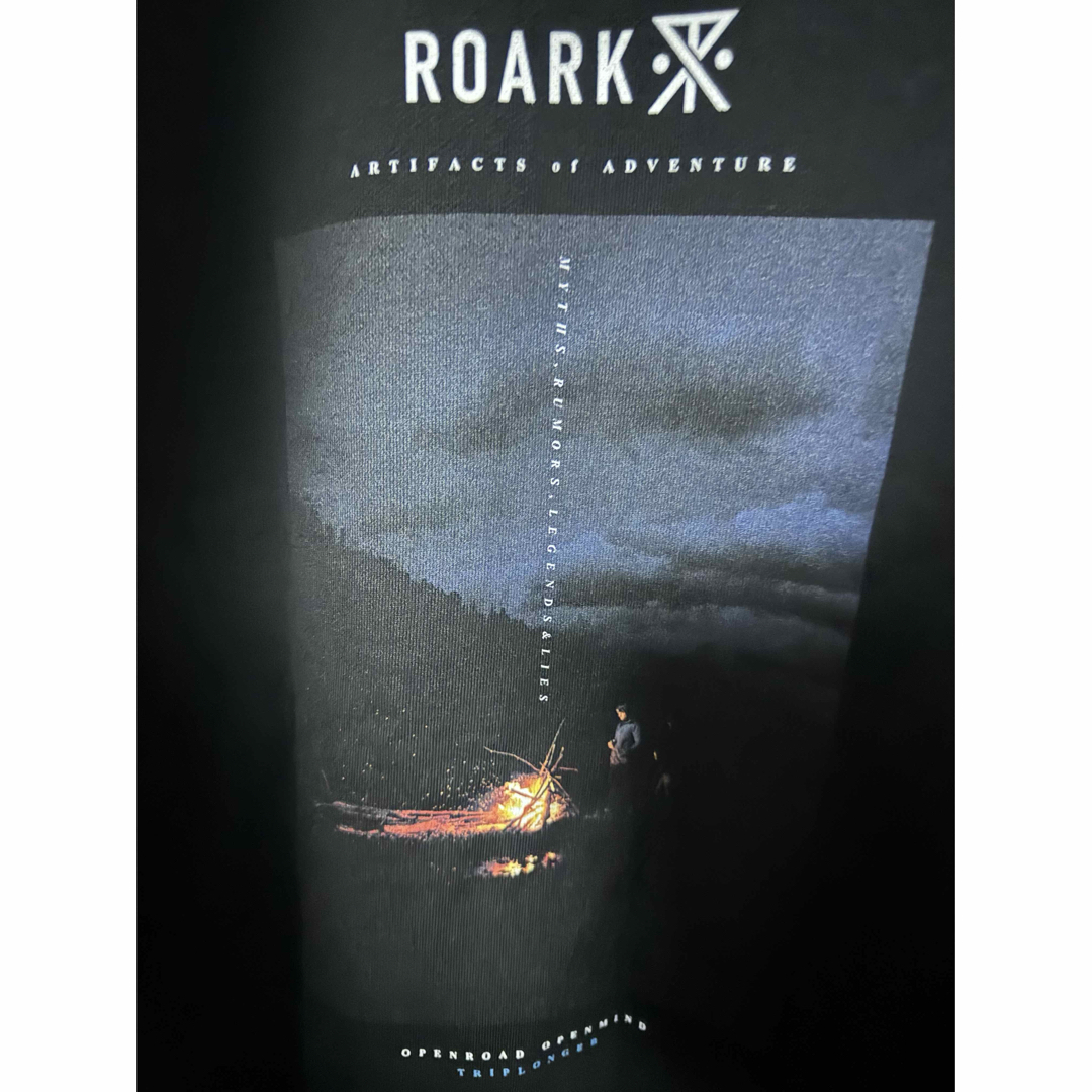 ROARK REVIVAL(ロアークリバイバル)のROARK REVIVAL ロアークリバイバル パーカー ブラック Lサイズ  メンズのトップス(パーカー)の商品写真