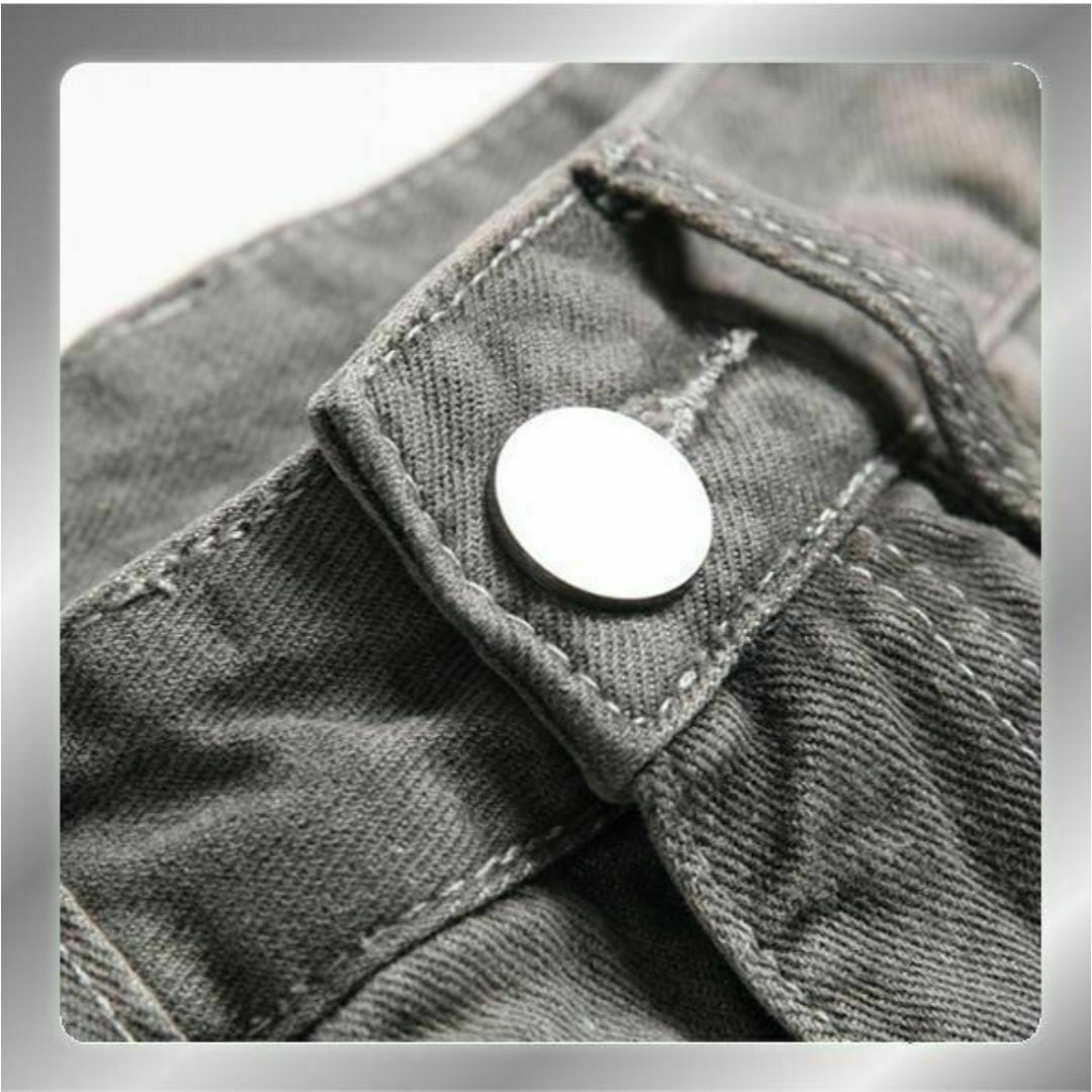 新品送料無料 ダメージジーンズ メンズ 30インチ ダメージデニム メンズのパンツ(デニム/ジーンズ)の商品写真