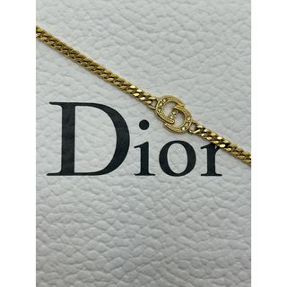 Christian Dior - クリスチャン ディオール ブレスレット CD ロゴ ラインストーン ゴールド