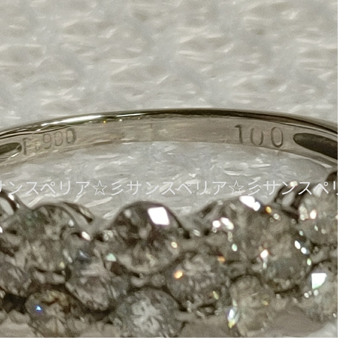 Pt900　パヴェダイヤモンド1.00ctリング レディースのアクセサリー(リング(指輪))の商品写真