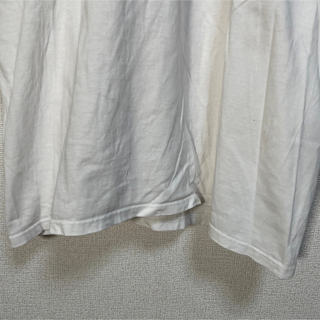 【アニマル】半袖Tシャツ　ホッケー　トナカイ　デカロゴ　カナダ　カエデ白32 メンズのトップス(Tシャツ/カットソー(半袖/袖なし))の商品写真