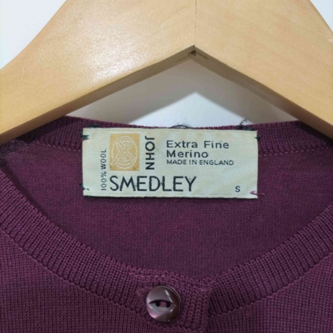 JOHN SMEDLEY(ジョンスメドレー)のJOHN SMEDLEY(ジョンスメドレー) クルーネック ニットカーディガン レディースのトップス(カーディガン)の商品写真