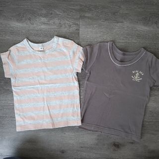 ムジルシリョウヒン(MUJI (無印良品))のTシャツ　2枚セット(Ｔシャツ)