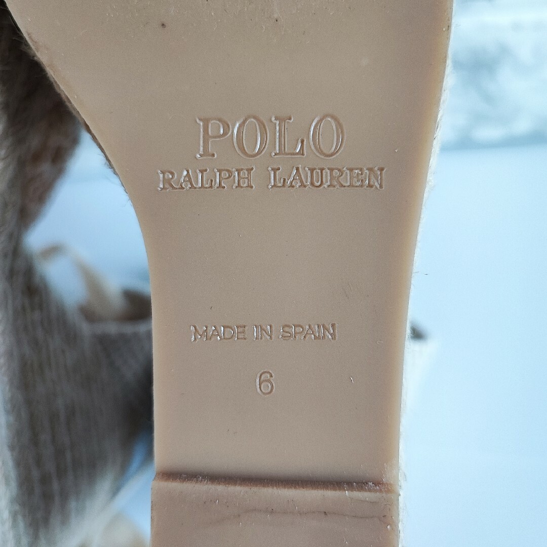 POLO RALPH LAUREN(ポロラルフローレン)のPOLO Ralph Lauren サンダル 6 ウエッジソール エスパドリーユ レディースの靴/シューズ(サンダル)の商品写真