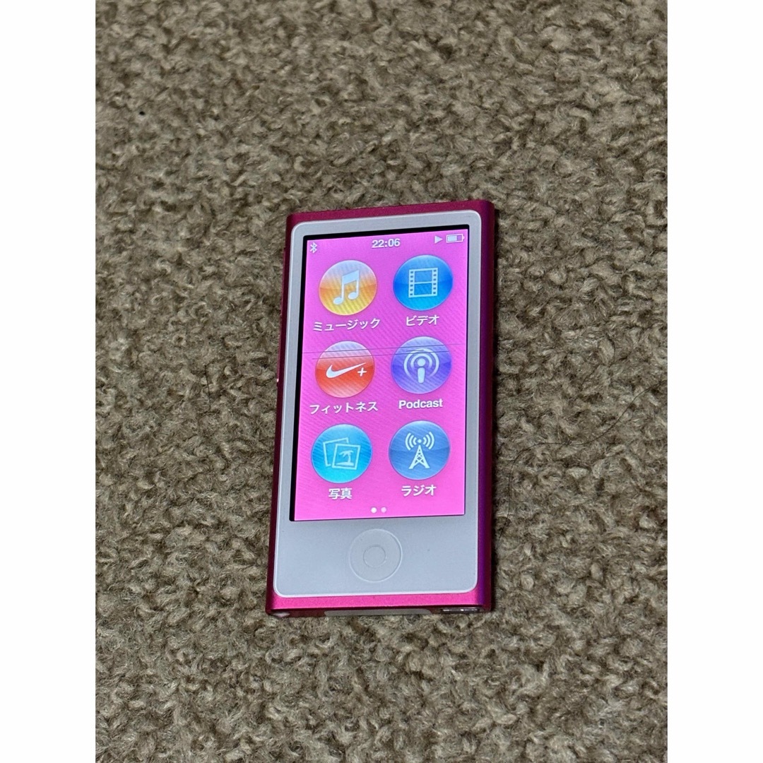 iPod nano第７世代 スマホ/家電/カメラのオーディオ機器(ポータブルプレーヤー)の商品写真