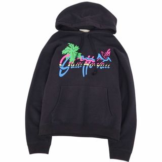 Gucci - 美品 グッチ GUCCI スウェット パーカー 20SS プルオーバー ハワイアン ロゴ トップス メンズ S ブラック