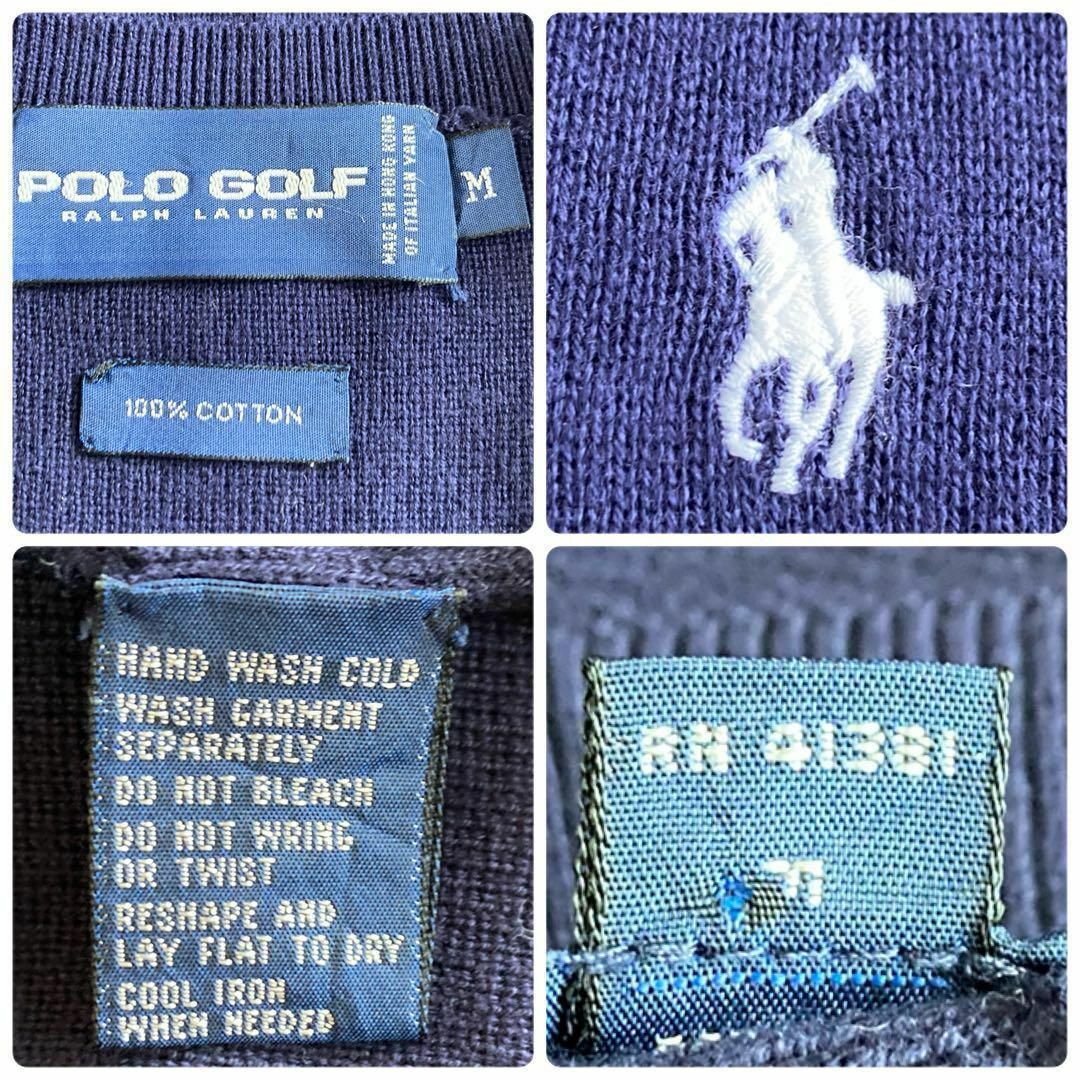 Polo Golf(ポロゴルフ)のIS227【大人気】ポロゴルフラルフローレンホワイトポニー刺繍薄手Vネックベスト メンズのトップス(ベスト)の商品写真