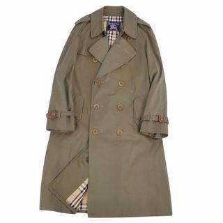 バーバリー(BURBERRY)の美品 Vintage バーバリー Burberrys コート トレンチコート 裏チェック アウター メンズ 94-175(L相当) オリーブカーキ(トレンチコート)