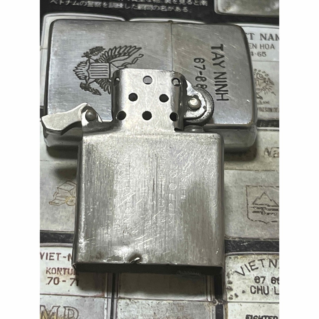 ZIPPO(ジッポー)の【ベトナムZIPPO】本物 1968年製ベトナムジッポー「空挺徽章」TAY NI メンズのファッション小物(タバコグッズ)の商品写真