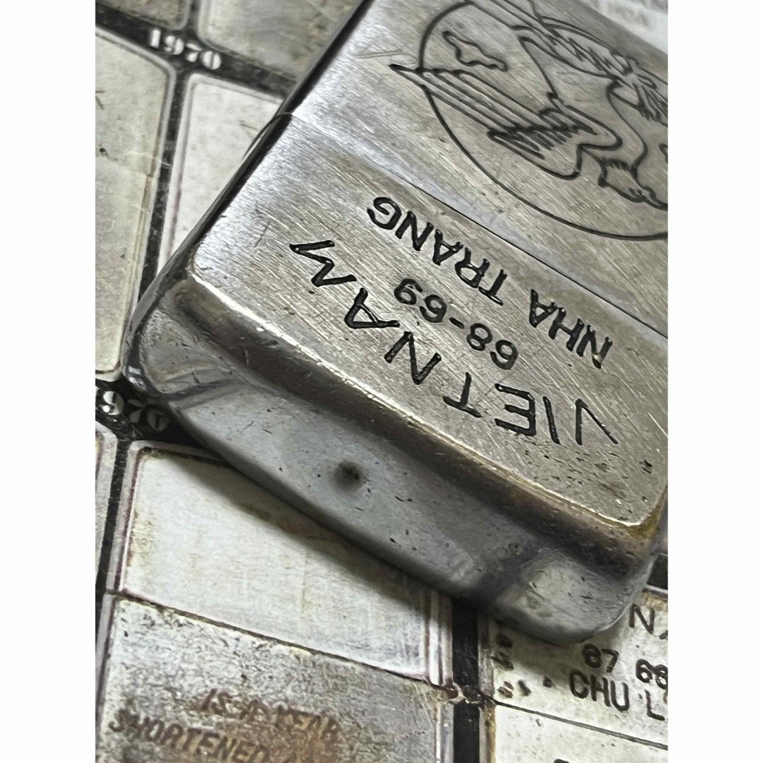 ZIPPO(ジッポー)の【ベトナムZIPPO】本物 1968年製ベトナムジッポー「空挺徽章」nha メンズのファッション小物(タバコグッズ)の商品写真