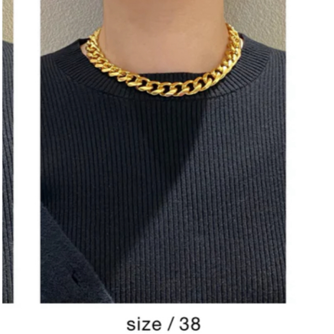 Drawer(ドゥロワー)のBijou de M フラットリンクチェーンネックレス necklace レディースのアクセサリー(ネックレス)の商品写真