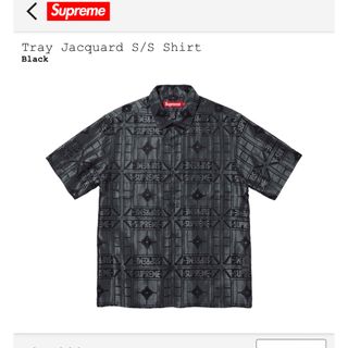 シュプリーム(Supreme)の付属品完備　新品未使用シュプリーム　Tray  jacquard shirt(シャツ)