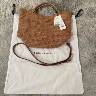 ヘレンカミンスキー(HELEN KAMINSKI)の新品・タグ付き♡HELEN KAMINSKI ラフィアバッグ Cassia S(かごバッグ/ストローバッグ)