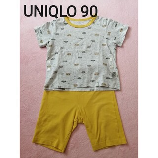 ユニクロ(UNIQLO)のUNIQLO ベビー Tシャツ ハーフパンツ パジャマ 90(パジャマ)