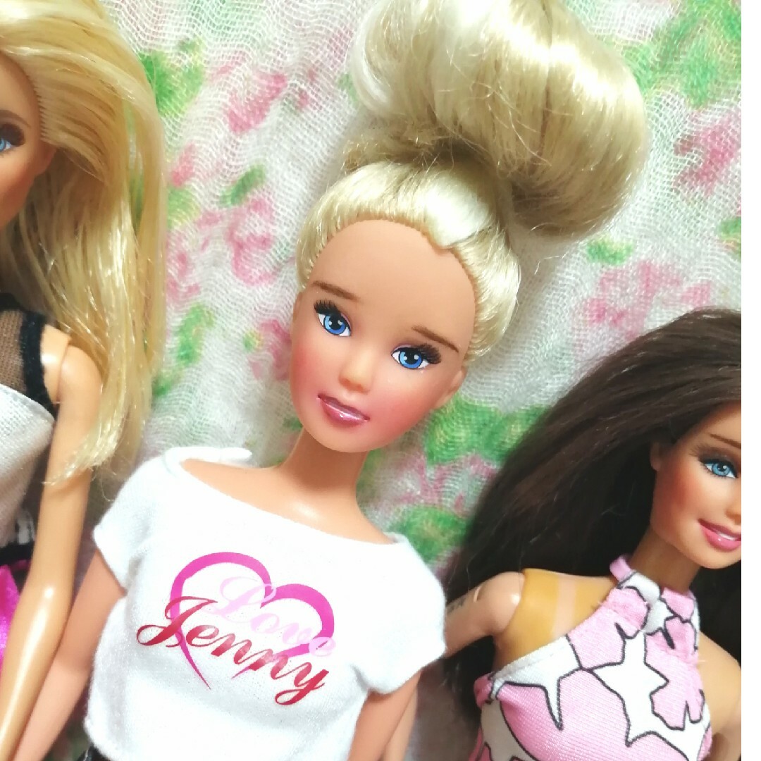 Barbie(バービー)の訳あり　バービー　　本体のみ　３体　まとめ売り　カスタム ハンドメイドのぬいぐるみ/人形(人形)の商品写真