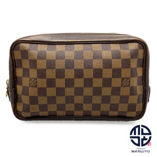 ルイヴィトン(LOUIS VUITTON)のLOUIS VUITTON ルイヴィトン トゥルーストワレット N47623 セカンドバッグ マルチポーチ 小物 バッグ バック 鞄 カバン ブランド ダミエ(ポーチ)