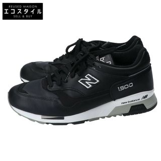 ニューバランス(New Balance)のニューバランス 【美品】M1500BK MADE IN ENGLAND レザー スニーカー US7 1/2D(スニーカー)