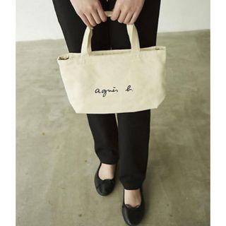 アニエスベー(agnes b.)の新品未使用  agnes b.  コットンミニバッグ 白(トートバッグ)