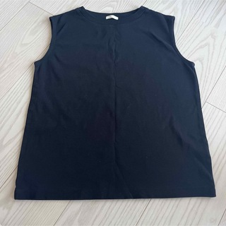 ジーユー(GU)のGU スムーススリーブレスT  Lサイズ(Tシャツ(半袖/袖なし))