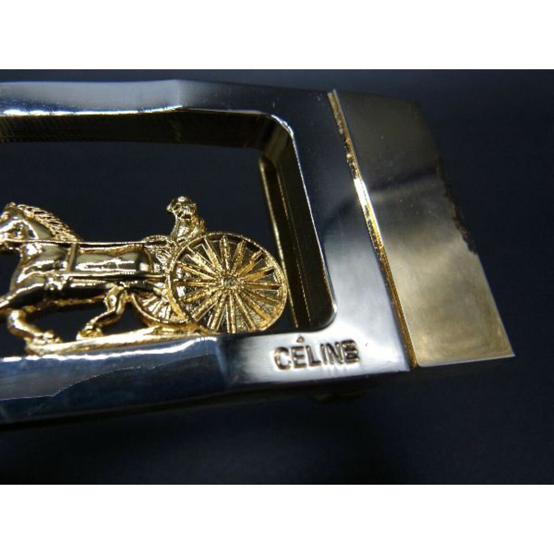 celine(セリーヌ)のCELINE セリーヌ ベルト用バックル ベルトバックル メンズ レディース ゴールド系×シルバー系 DE1995 メンズのメンズ その他(その他)の商品写真