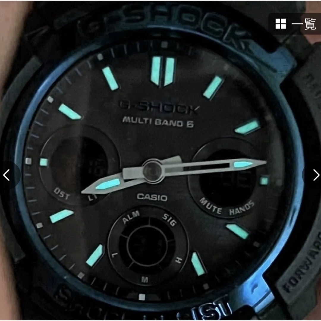 G-SHOCK(ジーショック)のカシオ G-SHOCK AWG-M100A-1AJF(1個) メンズの時計(腕時計(アナログ))の商品写真