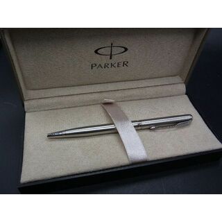 パーカー(Parker)の■美品■ PARKER パーカー ツイスト式 ボールペン 筆記用具 文房具 ステーショナリー シルバー系 DE2175(ペン/マーカー)