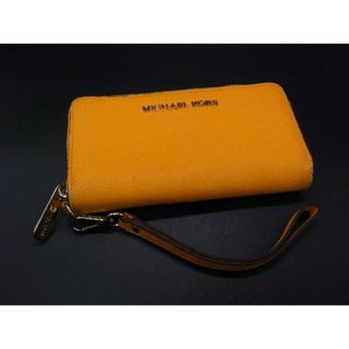 マイケルコース(Michael Kors)のMICHAEL KORS マイケルコース レザー ラウンドファスナー 長財布 ウォレット 札入れ 小銭入れ レディース オレンジ系 DE2111(その他)