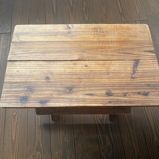 ビーカンパニー(B-COMPANY)の折り畳み木製テーブル(置物)