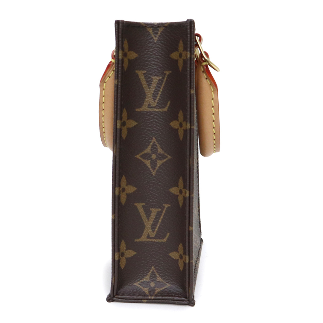 LOUIS VUITTON(ルイヴィトン)のルイ ヴィトン プティット サックプラ 2way ショルダー ハンドバッグ 斜め掛け モノグラム ブラウン 茶 ゴールド金具 M69442 LOUIS VUITTON（新品・未使用品） レディースのバッグ(ハンドバッグ)の商品写真