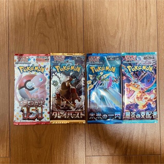 ポケモン(ポケモン)のポケモンカード 新品 未開封 4パック③(Box/デッキ/パック)