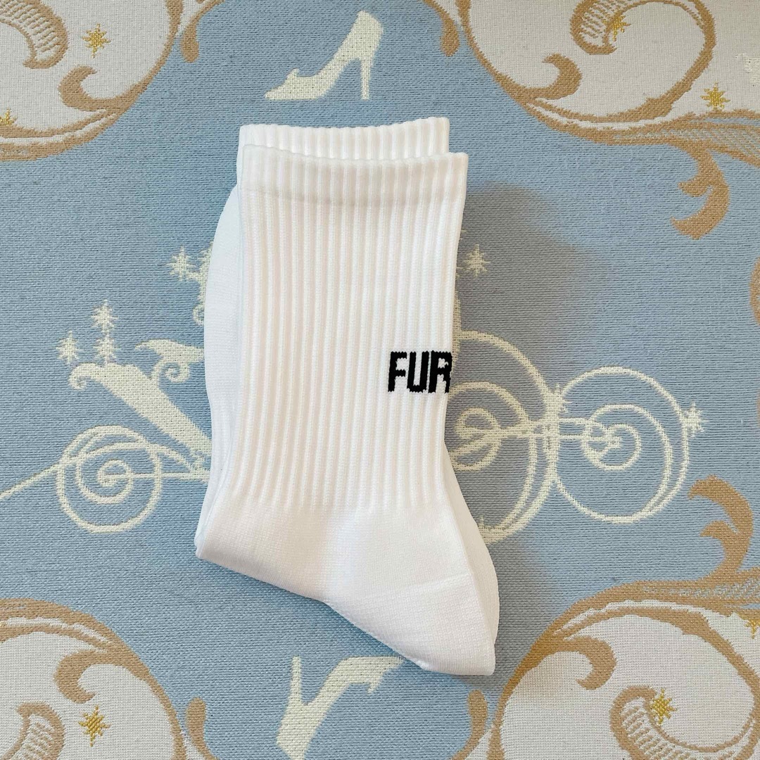 fur fur(ファーファー)のFURFUR ロゴリブソックス レディースのレッグウェア(ソックス)の商品写真