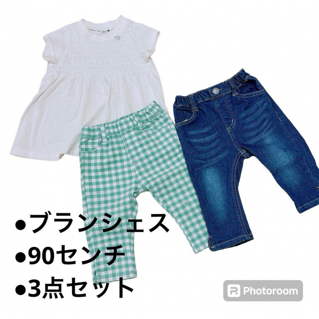 Branshes(ブランシェス)のブランシェス　トップス　ボトムス　女の子　セット売り キッズ/ベビー/マタニティのキッズ服女の子用(90cm~)(Tシャツ/カットソー)の商品写真