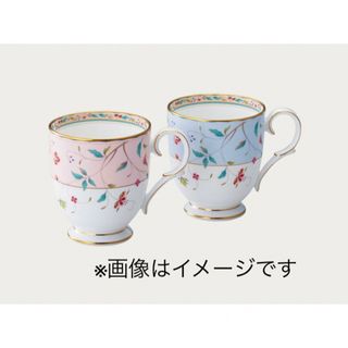 ノリタケ(Noritake)の【新品未使用】ノリタケ  花更科  マグカップ  ペアセット(グラス/カップ)