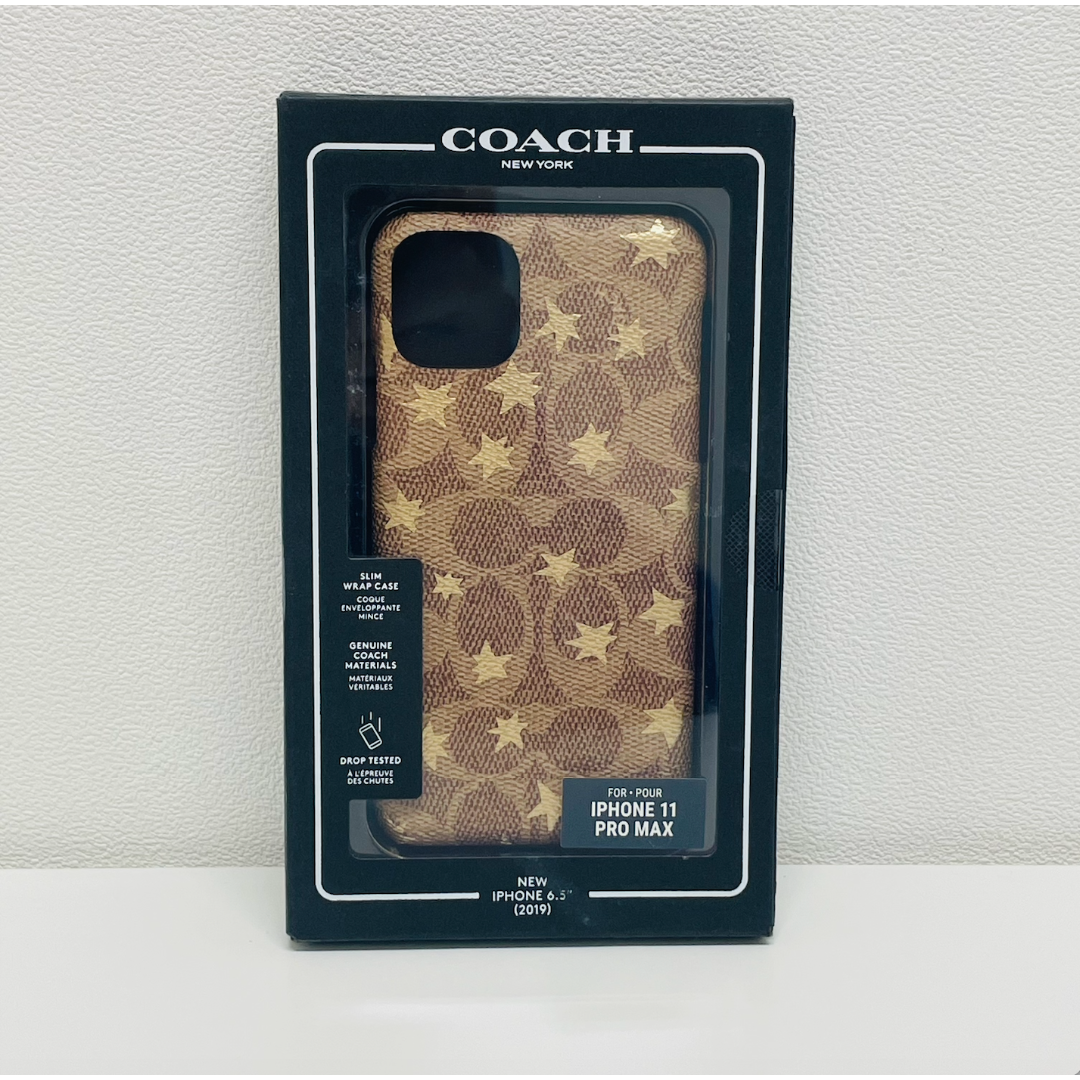 COACH(コーチ)の⭐️新品★COACH コーチ iPhone11ProMax スター シグネチャー スマホ/家電/カメラのスマホアクセサリー(iPhoneケース)の商品写真