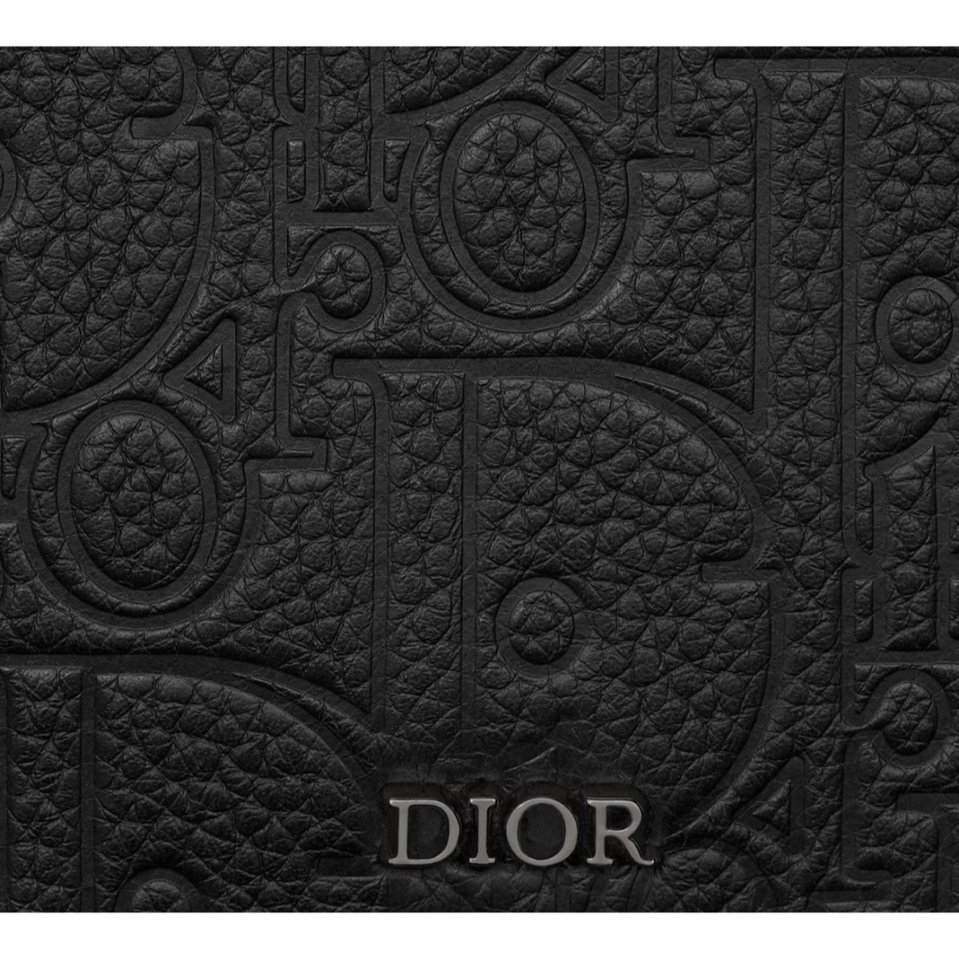 Christian Dior(クリスチャンディオール)の新作 新品 ディオール SADDLE マグネット カードホルダー ブラック メンズのファッション小物(名刺入れ/定期入れ)の商品写真