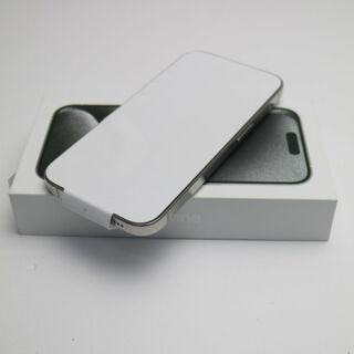 アイフォーン(iPhone)の新品未使用 SIMフリー iPhone15 Pro 128GB ホワイトチタニウム M222(スマートフォン本体)