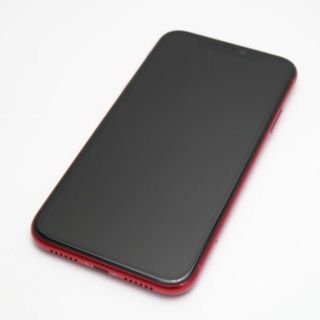 アイフォーン(iPhone)の超美品 SIMフリー iPhone 11 128GB プロダクトレッド  M222(スマートフォン本体)